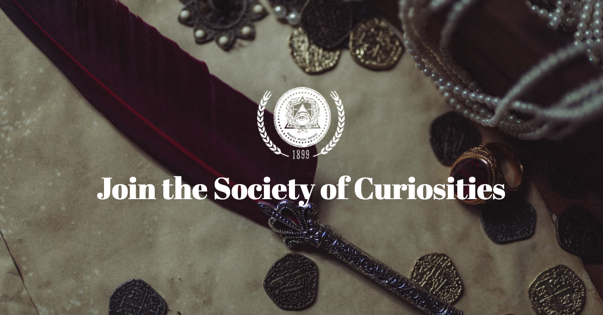Join the Society of Curiosities - Monthly Mystery-Game Subscription